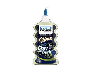 COLA SLIME GLOW IN THE  DARK 500G  TEK BOND CINTILANTE