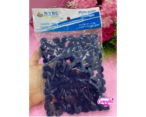 POMPOM 14MM COM 100 UNIDADES