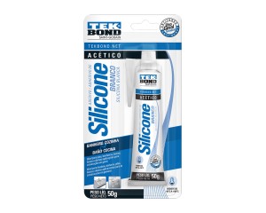 ADESIVO DE SILICONE BRANCO TEK BOND 50 G