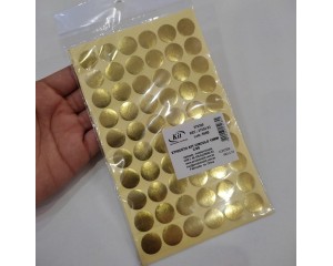 ETIQUETA KIT CIRCULO 15MM C/ 60 UNIDADES