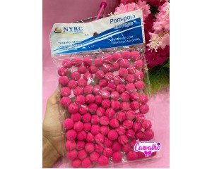 POMPOM 14MM COM 100 UNIDADES