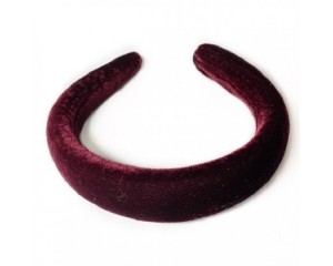 TIARA CAMURÇA ACOLCHOADA 30MM