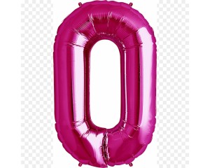 BALÃO METALIZADO NUMERO 0 32 POLEGADA