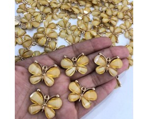 APLIQUE BORBOLETA DE METAL (KIT C/ 2 UN)