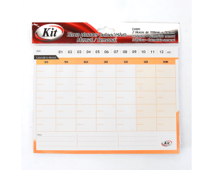 BLOCO PLANNER AUTOADESIVO MENSAL/ SEMANAL-KIT
