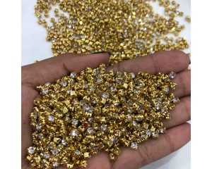 STRASS PARA COSTURA DOURADO TAM 5516 (PCT C/ 12 UN)
