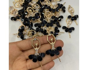 APLIQUE BAILARINA EM METAL (PCT C/ 2 UN)