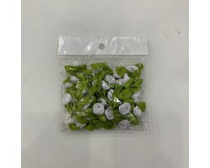 FLOR ROCOCO COM FOLHA 2.5 CM (PCT C/ 50 UN)