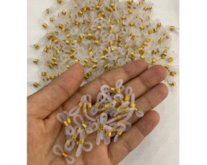 ARGOLA DE SILICONE COM MOLINHA PARA CORDAO DE OCULOS (PCT C/ 10 UN)