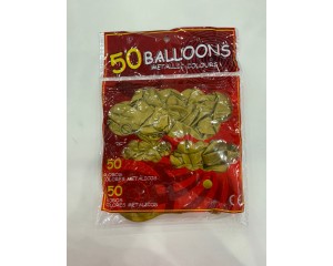 BALOES METALICOS 50 UNIDADES