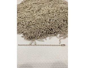 CORRENTE DE BOLINHA C/ FECHO C/ 100 UNIDADES