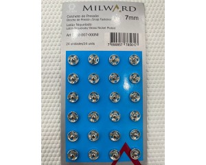 COLCHETE DE PRESSAO 7 MM COM 24 UNIDADES