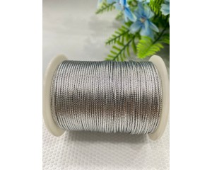 CORDAO METALICO PRATA 1MM C/ 50 METROS