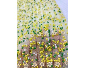 MANTA DE STRASS COM FLOR 1 TIRINHA 40X1 CM