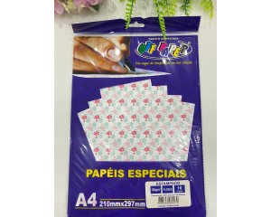 PAPEL ESTAMPADO A4 180 G/M COM 10 FOLHAS