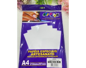 PAPEL LINHO A4 180 G/M² BRANCO COM 50 FOLHAS OFF PAPER