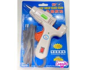 PISTOLA DE COLA QUENTE BRANCA 20 W