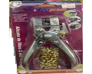 ALICATE C/ ILHOS PROFISSIONAL C/ 100 ILHOS